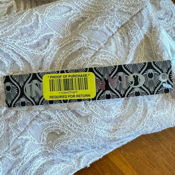 Gianni Bini Floral Lace Halter Fit & Flare Mini Dress Cocktail Party Pink Size 8 - Picture 15 of 16